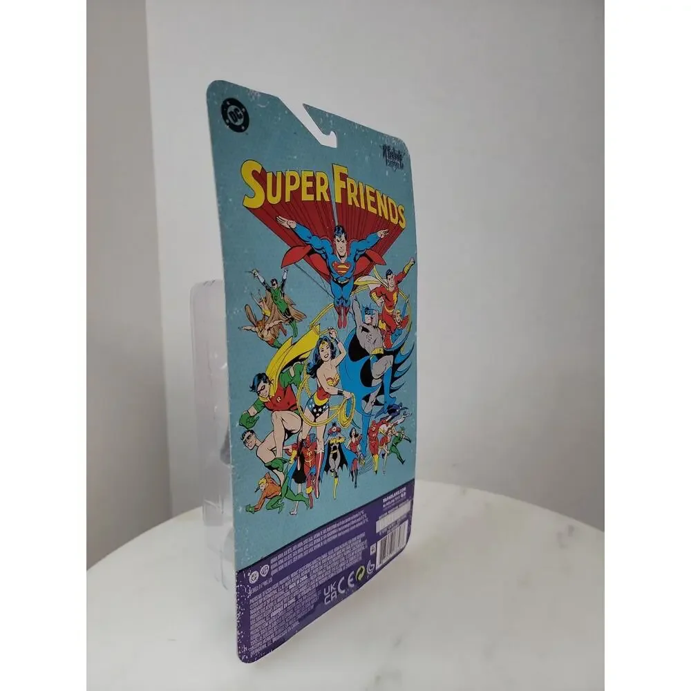 MCFARLANE DC RETRO SUPER FRIENDS EVIL AQUAMAN RED PLATINUM EDITION on Card